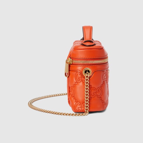 GG Matelassé top handle mini bag