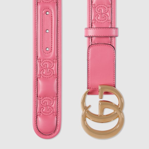 GG Marmont Matelassé wide belt