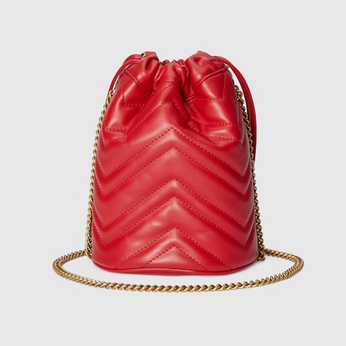 Mini borsa GG Marmont in pelle