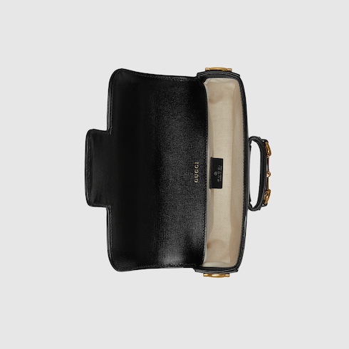 Gucci Horsebit 1955 small shoulder bag in black leather