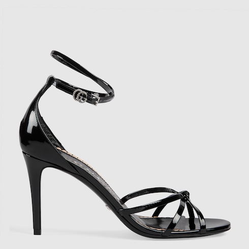 Gucci patent leather on sale sandal