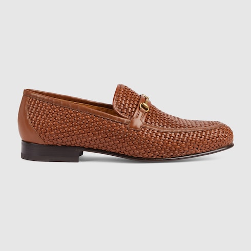 GUCCI Men's Made In Italy Leather Horsebit Loafers