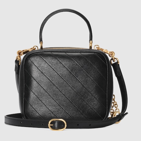 Borsa a mano Gucci Blondie misura piccola in pelle nera GUCCI Italia