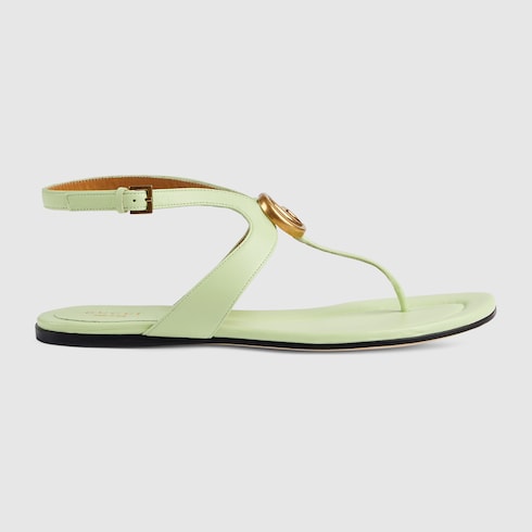 Women's thong sandal with Double G