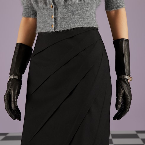 Gucci Wool skirt with draping - 722055ZAK6G1000