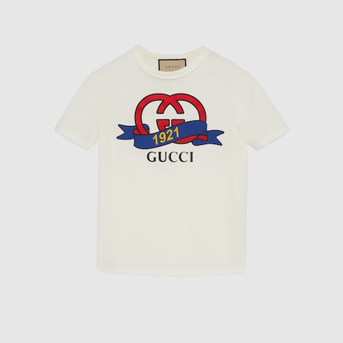 インターロッキングG 1921 GUCCI コットン Tシャツ