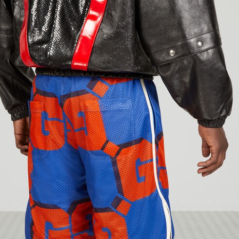 Gucci GG print mesh basketball shorts - 733518XJFAN4935 Gucci GG print mesh basketball shorts - 733518XJFAN4935