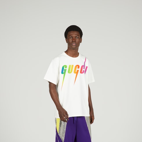 Playera gucci blanca hot sale