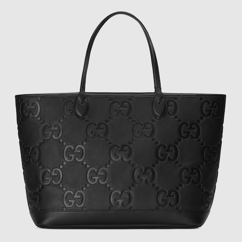 Ophidia large tote bag in black leather GUCCI US