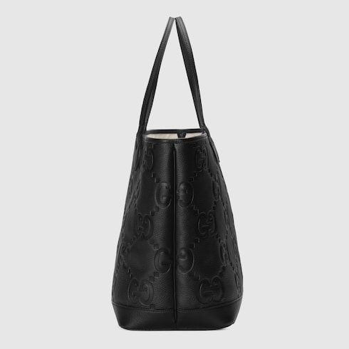 Ophidia large jumbo GG tote bag in black leather GUCCI Canada