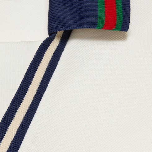 Gucci Cotton piquet polo shirt. 5