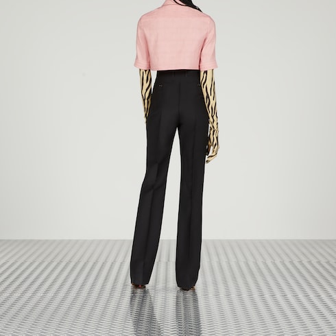 Wool silk pant