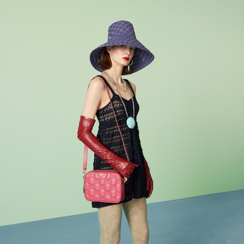 GG Matelassé small shoulder bag