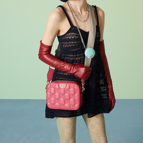 GG Matelassé small shoulder bag