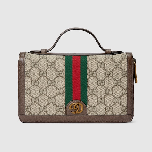 Funda para documentos de viaje Ophidia con GG