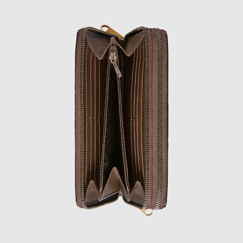 オフィディア〕GG トラベルケース ・ベージュ＆エボニー GG