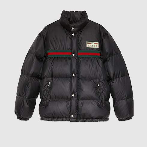 Gucci X The North Face Canvas Logo Zip Jacket in Natural