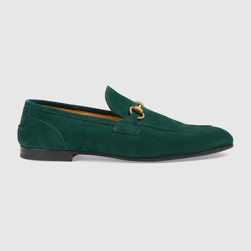 Men's Gucci Jordaan loafer in blue suede