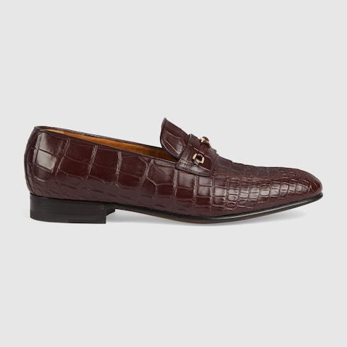 Gucci alligator loafers new arrivals