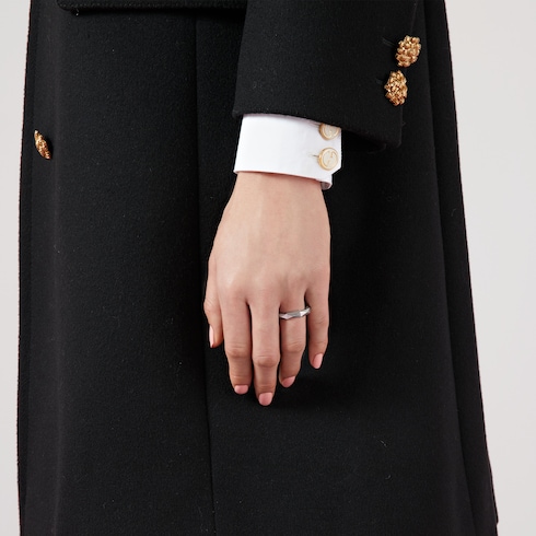 Bague Gucci Link to Love cloutée