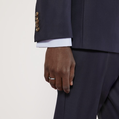 Bague Gucci Link to Love cloutée