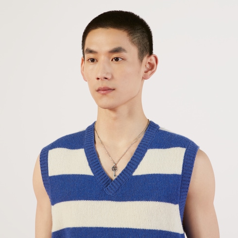 Колье с ключом с символом Double G