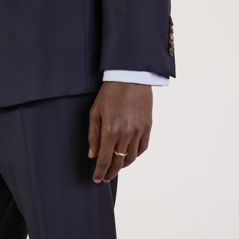Bague Gucci Link to Love cloutée