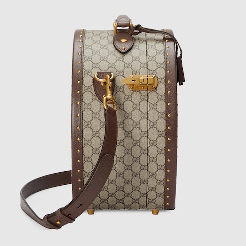 Valise Gucci Savoy avec bande Web, extra-large, petite