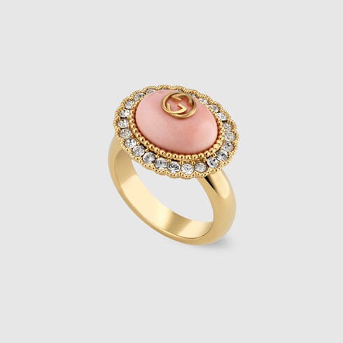 Gucci Interlocking G ring. 2