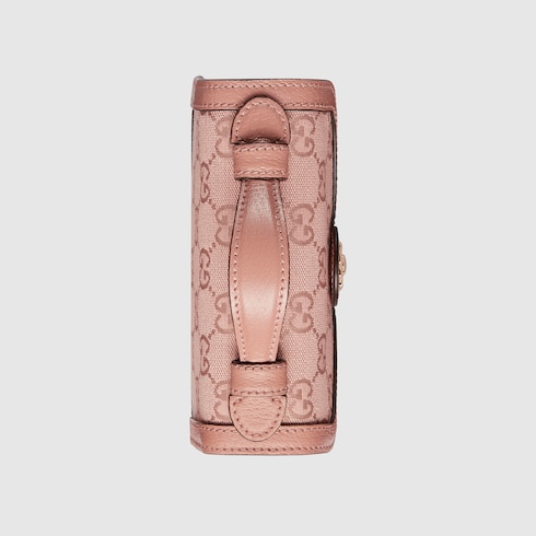 Ophidia mini shoulder bag in pink canvas | GUCCI® SG Ophidia mini shoulder bag in pink canvas | GUCCI® SG