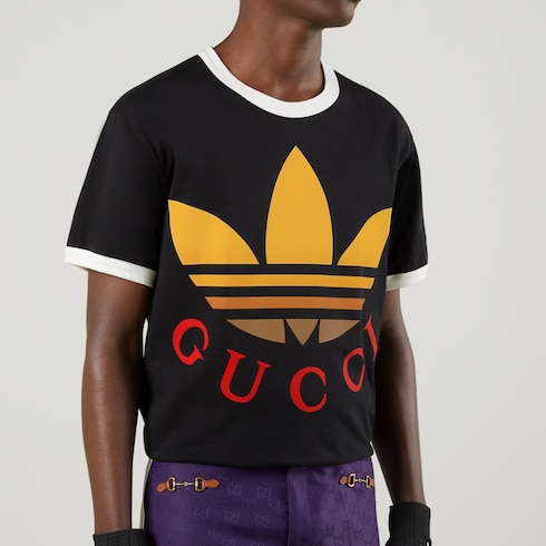 adidas x Gucci cotton jersey in | GUCCI® SG