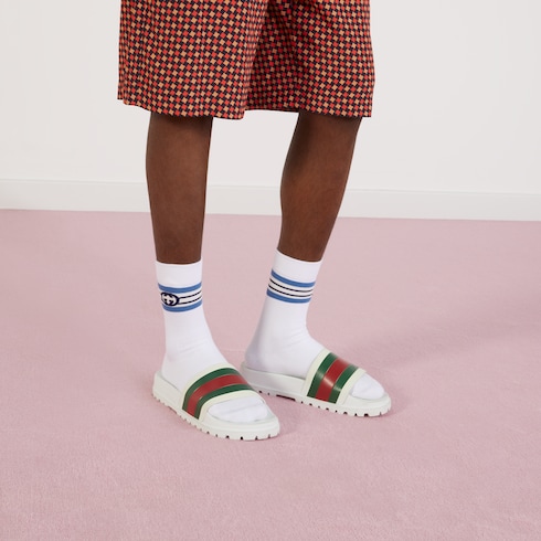 Chanclas gucci blancas online