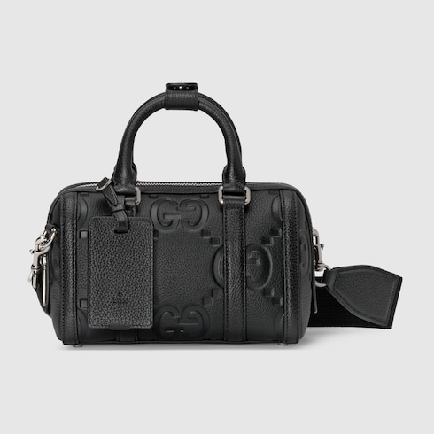 Gucci Bamboo Shopper Boston Bag in Black