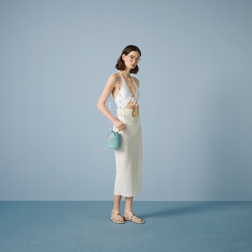 グッチ レディース ウェアダブルG フラワー レース スカート | GUCCI公式 