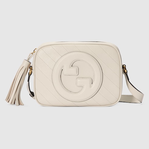 Gucci Blondie small shoulder bag in white leather