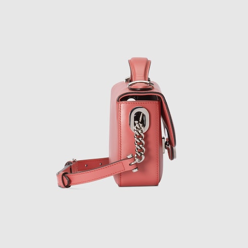 トートバッグ GUCCI FW23 MINI PETITE SHOULDER BAG GG (739722 AABSG6701) Petite GG mini shoulder bag in pink leather | GUCCI® SG