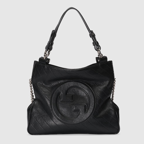 Gucci Blondie small shoulder bag in Black Leather