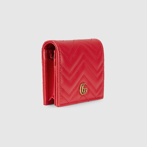 GG Marmont matelassé card case wallet Detail 3