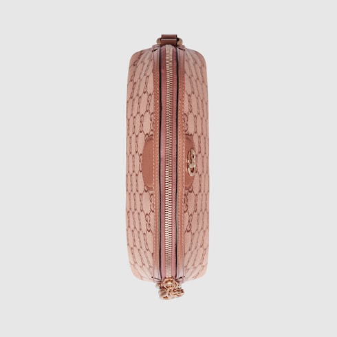 Ophidia small shoulder bag in pink canvas | GUCCI® SG Ophidia small shoulder bag in pink canvas | GUCCI® SG