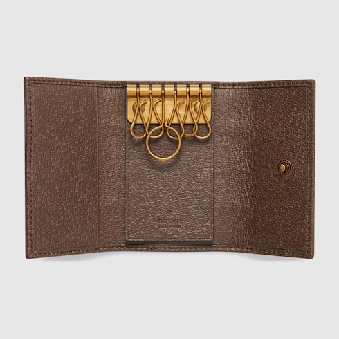 Gucci retailer key case brown