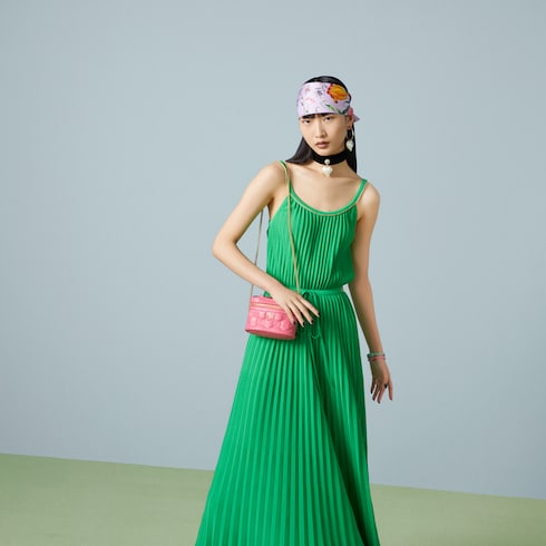 GG Matelassé top handle mini bag
