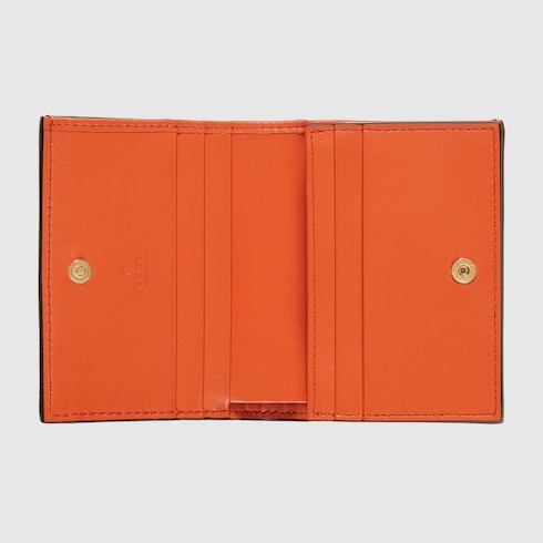 GG Matelassé card case wallet