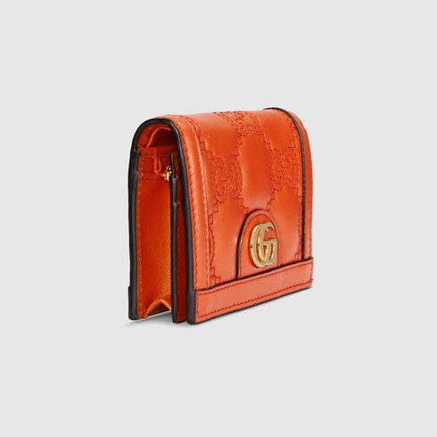 GG Matelassé card case wallet