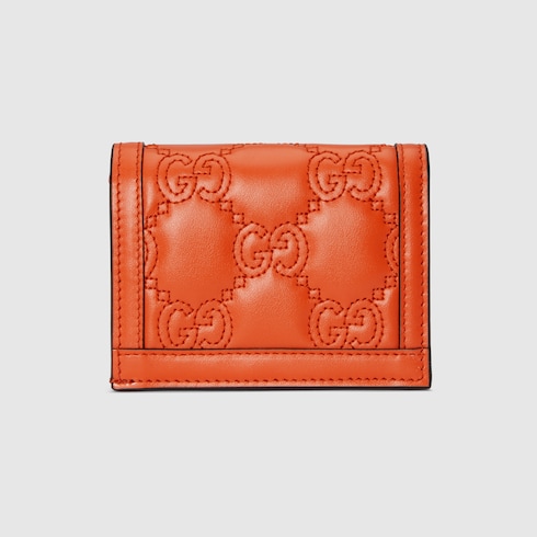GG Matelassé card case wallet