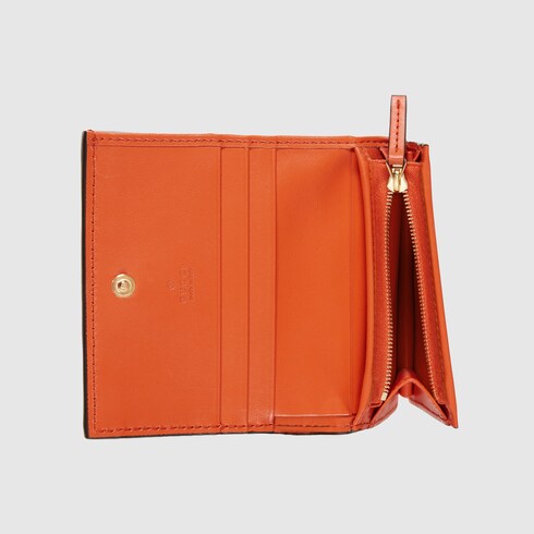 GG Matelassé card case wallet
