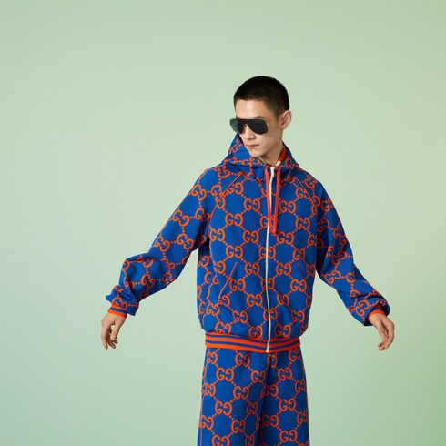 Blue 2025 gucci tracksuit