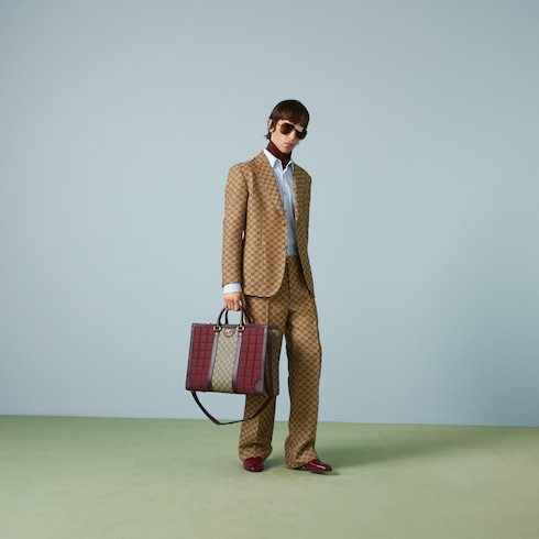 Medium tote bag with Double G