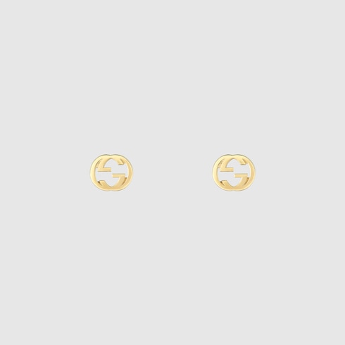 Gucci Interlocking stud earrings Detail 2