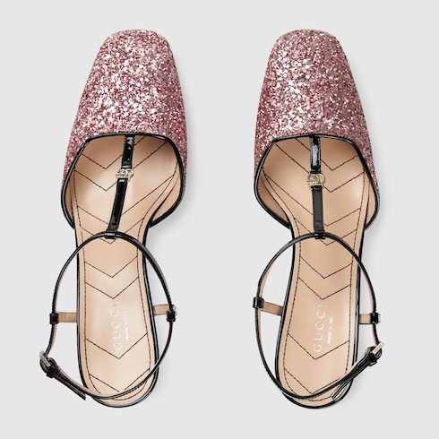 Women's slingback pump with Double G