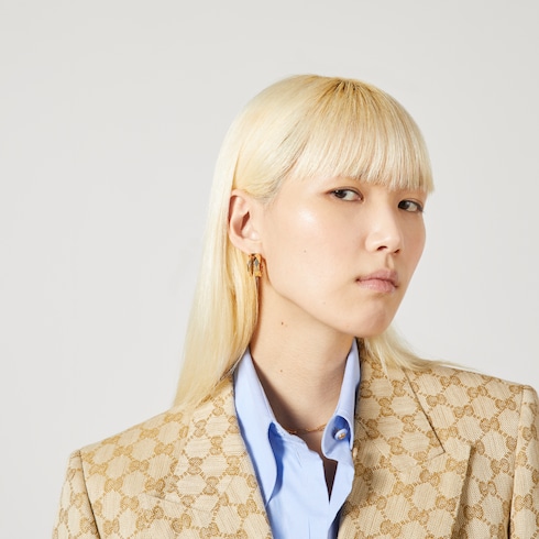 Gucci Link to Love double earrings